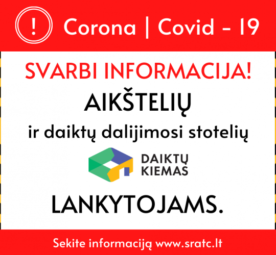 Svarbi informacija apie darbą Šiaulių regiono atliekų priėmimo aikštelėse